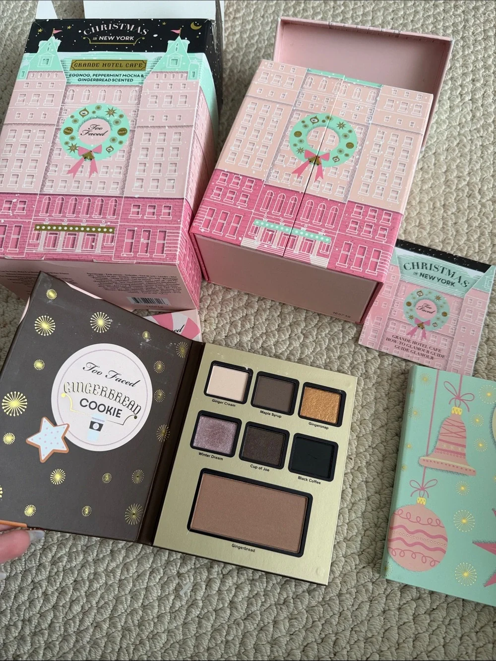 Too faced Christmas in New York grande hotel cafe palette holiday rare